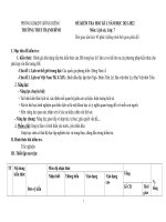 KIỂM TRA CUỐI HKI - Lịch sử 7 - Trần Thị Hồng Hà - Thư viện Đề thi & Kiểm tra