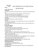 Bài 10 ảnh hưởng của nhân tố ngoại cảnh tới quang hợp môn sinh học lớp 11 đầy đủ chi tiết nhất 