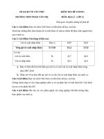 Đề thi giữa học kì 2 môn địa lý lớp 12 năm 2015 trường thpt phan văn trị 