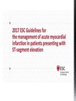 điều trị chứng nhồi máu cơ tim