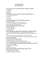 Kiểm tra 15'' - Sinh học 6 - Vuc Thị Phương Thoa - Thư viện Đề thi & Kiểm tra