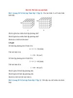 vo bai tap toan lop 5 tap 2 trang 30 31 bai 110 the tich cua mot hinh 