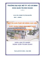 0878MỘT SỐ GIẢI PHÁP ĐỂ NÂNG CAO VIỆC XUẤT KHẨU HÀNG MAY MẶC SANG THỊ TRƯỜNG NHẬT BẢN