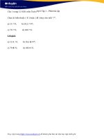 Câu 1 trang 12 SGK môn toán lớp 6 tập 1   phần bài tập 