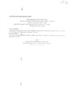 Đề thi kết thúc học phần học kì 2 môn Kỹ năng nuôi trồng Rong biển năm 2019-2020 có đáp án - Trường ĐH Đồng Tháp