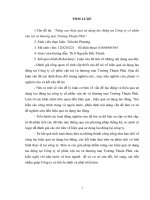 (Luận văn đại học thương mại) nâng cao hiệu quả sử dụng lao động tại công ty cổ phần vận tải và thương mại trường thuận phát 