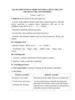 giao an tieng anh 5 unit 20 which one is more exciting life in the city or life in the countryside moi nhat 8y6vx 