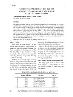 Nghiên cứu tính chất lý, hoá học đất tại khu vực Lăng Chủ tịch Hồ Chí Minh và Quảng trường Ba Đình