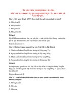 trac nghiem dia li 6 bai 7 co dap an su van dong tu quay quanh truc cua trai dat va cac he qua 