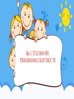 Địa lí 6   tỉ lệ bản đồ 