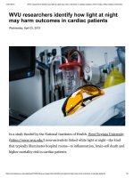WVU-researchers-identify-how-light-at-night-may-harm-outcomes-in-cardiac-patients-_-WVU-Today-_-West-Virginia-University