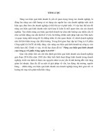 (Luận văn đại học thương mại) nâng cao hiệu quả kinh doanh của công ty cổ phần công nghệ g GATE 