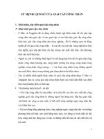 Sứ mệnh lịch sử của giai cấp công nhân  CNXHKH