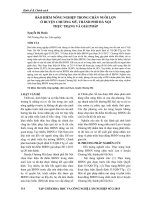 Bảo hiểm nông nghiệp trong chăn nuôi lợn ở huyện Chương Mỹ, thành phố Hà Nội thực trạng và giải pháp