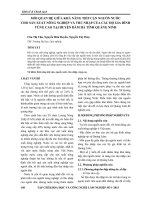 Mối quan hệ giữa khả năng tiếp cận nguồn nước cho sản xuất nông nghiệp và thu nhập của các hộ gia đình vùng cao tại huyện Đầm Hà tỉnh Quảng Ninh