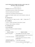 giao an tieng anh 5 unit 20 which one is more exciting life in the city or life in the countryside moi nhat 