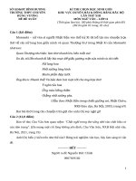 Hùng vương đề đề nghị DHBB năm 2022   khối11 