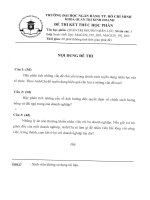 ĐỀ THI ĐH NGÂN HÀNG - QUẢN TRỊ NGUỒN NHÂN LỰC