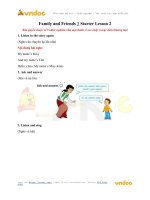 family and friends 3 starter lesson 2 