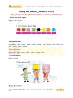 family and friends 3 starter lesson 5 