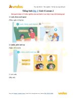 tieng anh lop 3 unit 4 lesson 2 