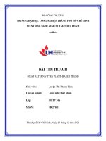 THỊ TRƯỜNG  BỐI CẢNH TIÊU DÙNG, XU HƯỚNG PLANTBASED Ở VIỆT NAM, CÁC NGUYÊN LIỆU ĐƯỢC SỬ DỤNG VÀ PHÁT TRIỂN Ở MẢNG PLANTBASED