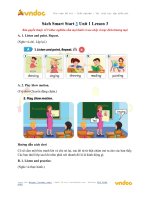 sach smart start 3 unit 1 lesson 3 