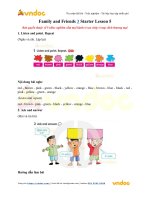 family and friends 3 starter lesson 5 