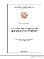 Thiết kế và sử dụng trò chơi học tập chủ đề phân số trong môn toán lớp 4 nhằm phát triển năng lực học sinh 