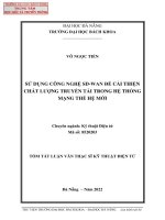 Sử dụng công nghệ SD WAN để cải thiện chất lượng truyền tải trong hệ thống mạng thế hệ mới (tt) 