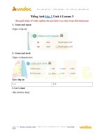 tieng anh lop 3 unit 4 lesson 3 
