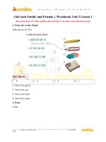 giai sach family and friends 3 workbook unit 2 lesson 2 