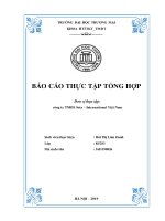 (Luận văn Đại học Thương mại) BÁO CÁO THỰC TẬP TỔNG HỢP Đơn vị thực tập công ty TNHH Seta – International Việt Nam