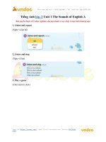 tieng anh lop 3 unit 1 the sounds of english a 