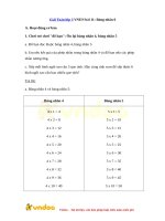 Giải toán lớp 3 VNEN bài 11 bảng nhân 6