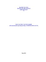 Kế toán thuế giá trị gia tăng tại công ty TNHH BÁCH HOA XUÂN 