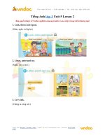 tieng anh lop 3 unit 5 lesson 2 