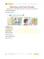 tieng anh lop 3 unit 2 lesson 2 our names 