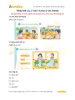 tieng anh lop 3 unit 3 lesson 2 our friends 