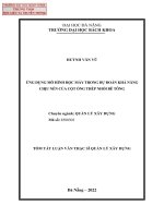 Ứng dụng mô hình học máy trong dự đoán khả năng chịu nén của cột ống thép nhồi bê tông (tt) 