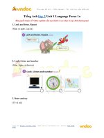 tieng anh lop 3 unit 1 language focus 1a 