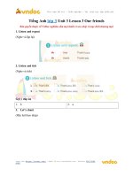 tieng anh lop 3 unit 3 lesson 3 our friends 