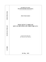 Phân tích và thiết kế kết cấu bê tông cốt thép chịu lửa (tt) 
