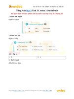 tieng anh lop 3 unit 3 lesson 3 our friends 
