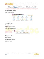 tieng anh lop 3 unit 0 lesson 10 getting started 