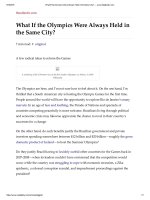 What If the Olympics Were Always Held in the Same City_ — www.theatlantic