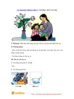 LÝ THUYẾT TIẾNG VIỆT 1 TẬP ĐỌC BÀN TAY MẸ