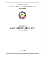 Giáo trình Công nghệ sửa chữa ô tô - Trường ĐH Công nghiệp Quảng Ninh