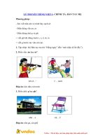 LÝ THUYẾT TIẾNG VIỆT 1 CHÍNH TẢ BÀN TAY MẸ