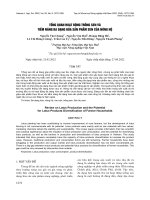Tổng quan hoạt động trồng sen và tiềm năng đa dạng hóa sản phẩm sen của nông hộ